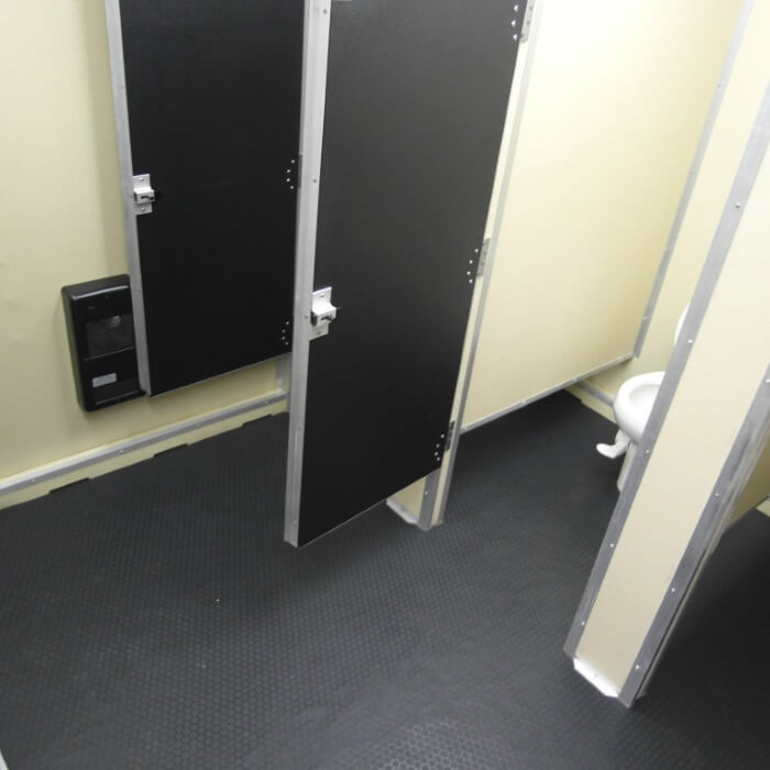 Portable Restroom Trailer Interior