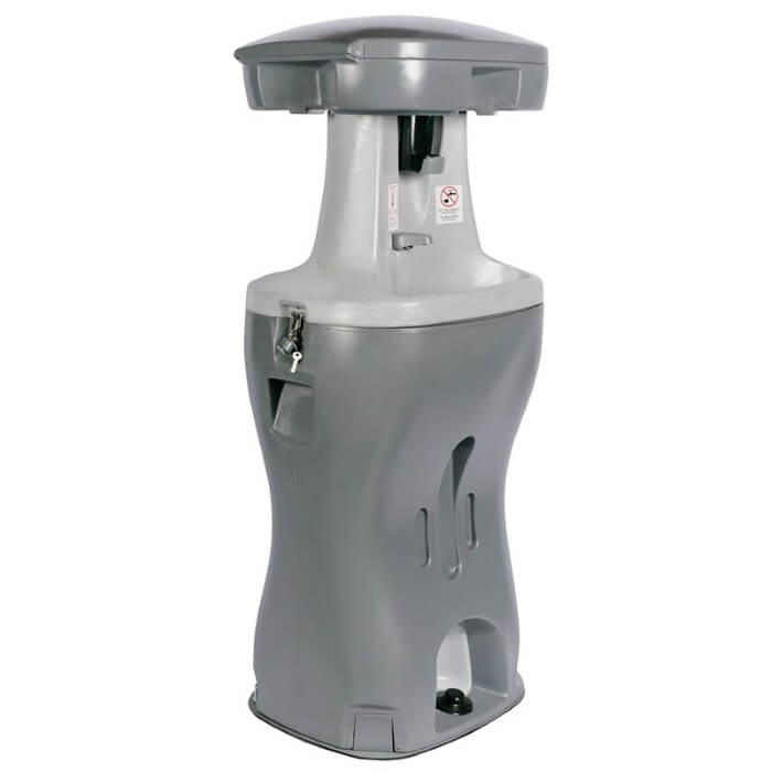 Moon Portable Restroom's Handwashing Station full view